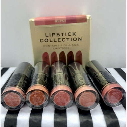 Revolution Pro NUDES Lipstick Collection 5 Full Size Lipsticks 0.11oz