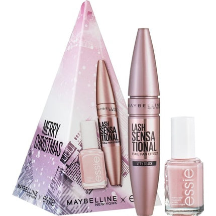 Maybelline Merry Christmas Gift Set with Lash Sensational Mascara 95 ml and Essie Nail Polish 135 ml 13 Mademoiselle