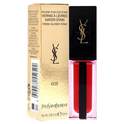 Yves Saint Laurent Vernis A Levres Water Stain Lipstick 608 Flot De Fuchsia
