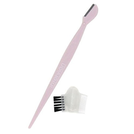 Rose Collection Eyebrow Razor with Comb Cover Inter Vion