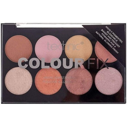 Technic Colour Fix Highlighter Palette - Pack of 8