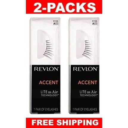 Revlon Accent Lite as Air False Lashes Eyelashes 91135 A03
