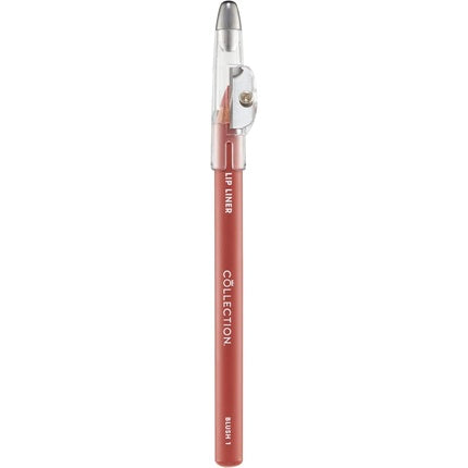 Collection Cosmetics Long-Lasting Lip Liner Pencil with Sharpener Nude Blush