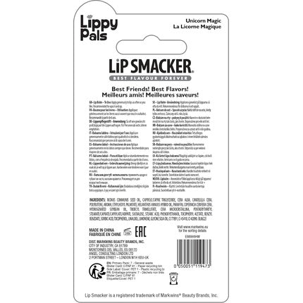 Lip Smacker Lippy Pals Collection Unicorn Lip Balm for Kids Unicorn Magic Flavor Unicorn Gifts for Girls
