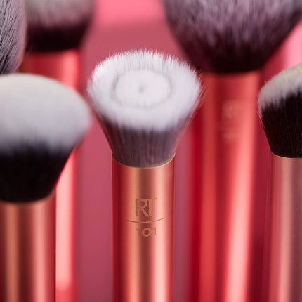 Real Techniques Foundation or Tinted Moisturizer Makeup Blender Brush - Packaging and Handle Color May Vary