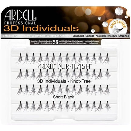 3D Individual Short Black False Eyelashes