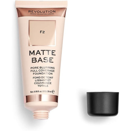 Makeup Revolution Matte Base Foundation F2 28ml