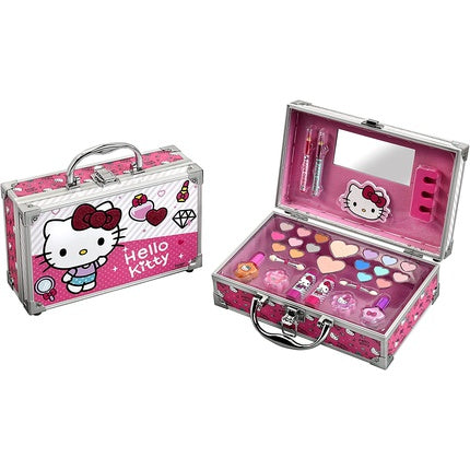Hello Kitty Aluminum Makeup Case Set 31 Pieces