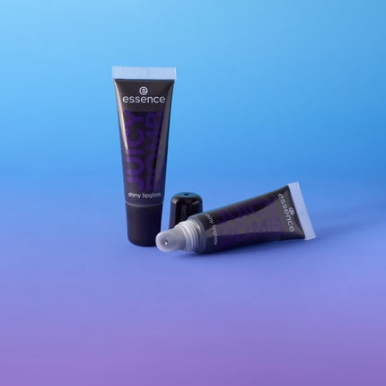 essence JUICY BOMB Shiny Lipgloss Nr. 13 Black Glossy Shimmering Vegan Paraben-Free Microplastic Particle-Free Nanoparticle-Free 10ml