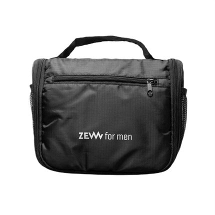 Zew For Men Travel Cosmetic Bag Black