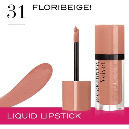 Bourjois Rouge Edition Velvet Liquid Lipstick 31 Floribeige Nudes 6.7ml