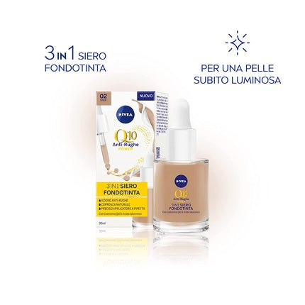 Nivea Anti-Wrinkle Power 3in1 Serum Foundation Dark 30ml