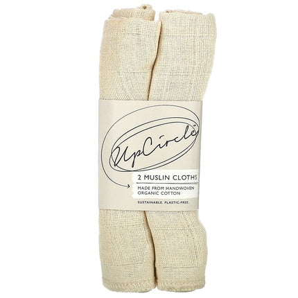 UpCircle Organic Muslin Cloths - Pack of 2