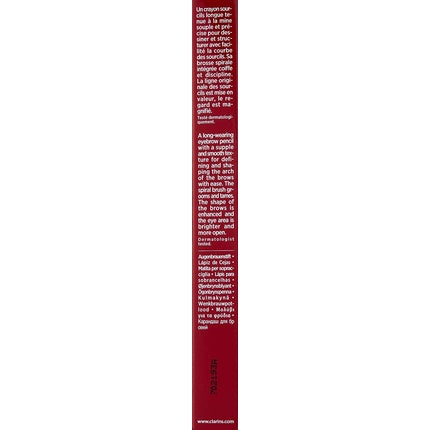 Clarins Eyebrow Pencil 01 Dark Brown 1 Count