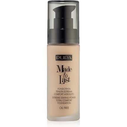 Pupa Milano Made To Last Foundation 30ml Light Beige