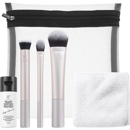 Real Techniques Limited Edition Skin Love Complexion Holiday Kit 6 Piece Makeup Brush Set