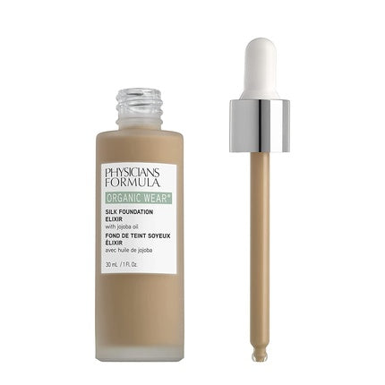 Physicians Formula Organic Wear Silk Foundation Elixir Nourishing Bio Foundation with Organic Jojoba Oil and Aloe Vera 05 Medium