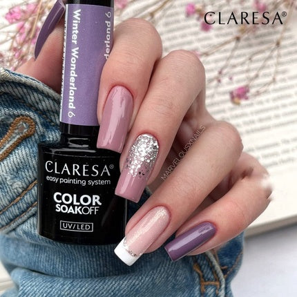 Claresa Winter Wonderland UV Nail Polish 5ml - Pack of 6