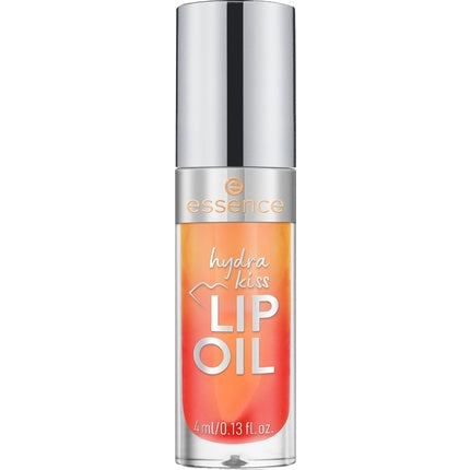 Essence Hydra Kiss Lip Oil Lip Gloss 02 Orange Moisturizing Nourishing with Oils Shiny Vegan No Parabens No Microplastic Particles Nanoparticles Free 4ml