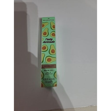 I Heart Revolution Tasty Avocado Nourishing Brow Gel in Ash Brown 0.20 fl oz