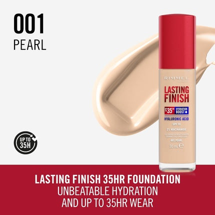 Rimmel Lasting Finish 35HR Foundation 001 Pearl