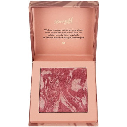 Barry M Heatwave Baked Marbled Blush in Coral Sunray 7g