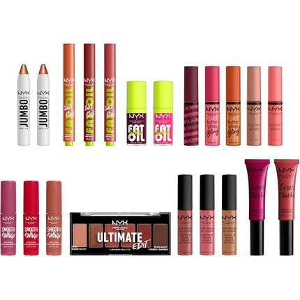 Nyx Professional Makeup Home Alone Gift Box Full Size 24 Pieces