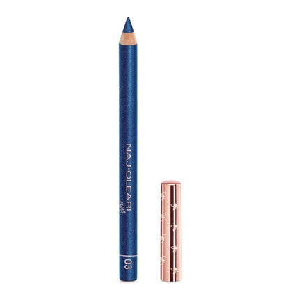 NAJ-OLEARI Deep Eye Kajal Pencil for Eye Makeup and Face 03 Blue Hydrangea Pearl