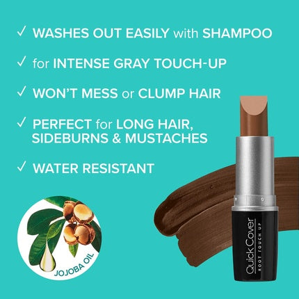 KISS Quick Cover Gray Hair Touch Up Stick Brown
