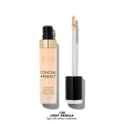 Milani Conceal + Perfect Longwear Concealer 5g 120 Light Vanilla
