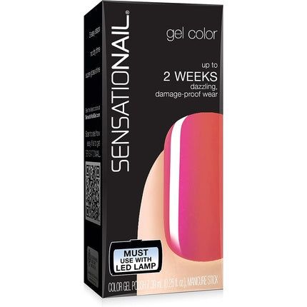 Sensationail Semi-Permanent Gel Nail Polish Mostly Mint Tropical Punch