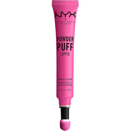 NYX PROFESSIONAL MAKEUP Powder Puff Lippie Lip Cream Liquid Lipstick Fuchsia 1g