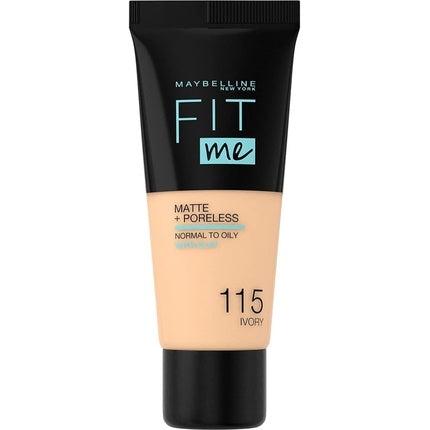 Maybelline Fit Me Liquid Foundation Mattifying Face Foundation 115 Ivory 30ml