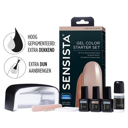 Sensista Gel Color Starter Set I Like You A Latte - Nude