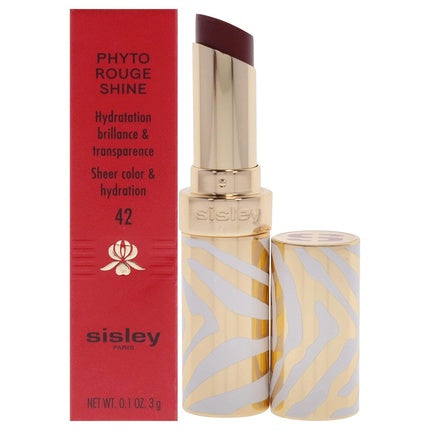 Sisley Phyto-Rouge Shine Lipstick 42 Sheer Cranberry Lipstick Women 0.1 oz