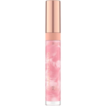Catrice Marble-licious Liquid Lip Balm Nourishing Hydrating Softening with Coconut Oil Glossy Non-Sticky Finish with Tint of Color Vegan Cruelty Free 10 Swirl It Don't Shake It