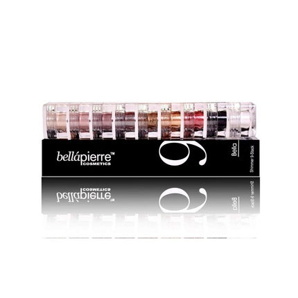 Bellapierre Shimmer Powder 9 Stack Paraben Free Eyeshadow Vegan and Cruelty Free Eye Makeup Bella