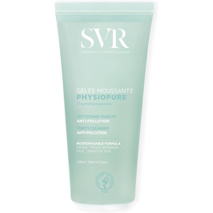 SVR PHYSIOPURE Foaming Face Gel/Make Up Remover with Oxygenating Magnesium for Normal to Balanced Skin 200ml