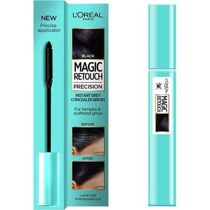 L'Oreal Magic Retouch Black Precision Instant Grey Concealer Brush 8ml