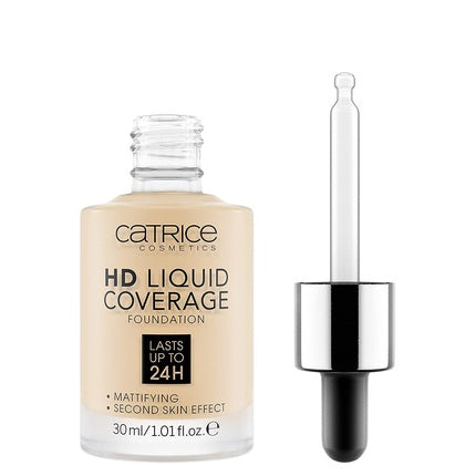 Catrice HD Liquid Coverage Foundation No. 005 Nude Long-Lasting Matte