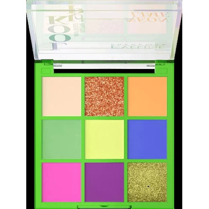Eveline Look Up Neon Lime Eyeshadow Palette 9 Shades 10.8g