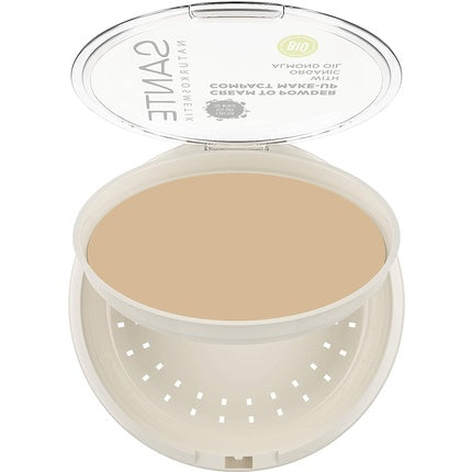 SANTE Naturkosmetik Natural Compact Powder 01 Cool Ivory 9g