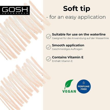 GOSH Kohl Eyeliner Nude Beige 1 Count