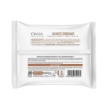 Argan Face/Eye/Lip Cleansing Wipes 25 Wipes