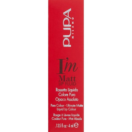 Pupa Milano I'm Matt Lip Fluid No.033 Orange Pop Coral
