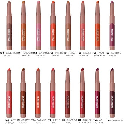 L'Oreal Paris Infallible Very Matte Lip Crayon Lipstick Smudge Proof Plum 112 Spice of Life