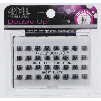 Ardell Double Trio Individuals Eyelashes Short Black