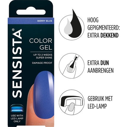 Sensista Color Gel Berry Blue - Blue