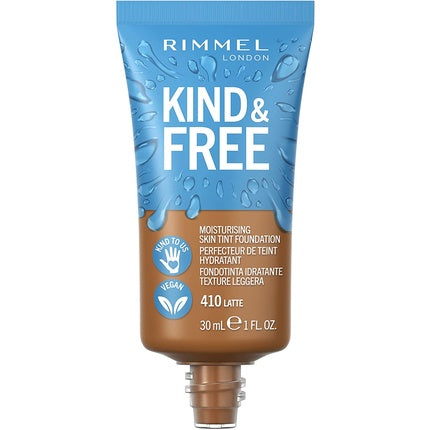 Rimmel Kind + Free Moisturising Skin Tint Foundation Latte 410