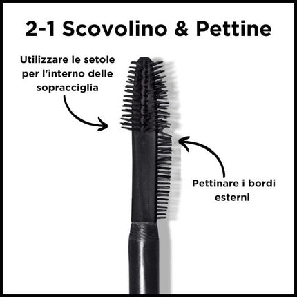 Revlon ColorStay Brow Fiber Filler Longwearing Volumising Waterproof Eyebrow Gel 303 Medium Brown 6.8ml